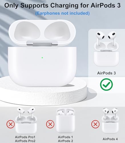 Wireless Charging Case Compatible with AirPods 3rd Generation - Thumbnail 4