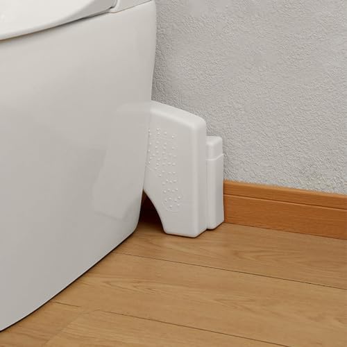 Image of Stepstools Toilet Foot Step Stool Non Slip Removable Heavy Duty Portable Toilet Riser with Non Skid Base for Bathroom and Kitchen Step Stool