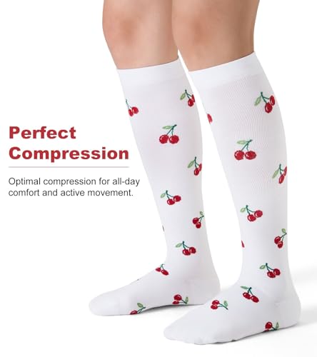Compression Socks for Women Men 15-20 mmHg Knee High Support for Nurses, Travel, Pregnancy, Athletic2