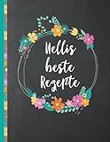  Nellis Beste Rezepte: Das personalisierte Rezeptbuch zum Selberschreiben für 120 Rezept Favoriten mit Inhaltsverzeichnis uvm. – schwarzes Kreidetafel ... Design - ca. A4 Softcover (leeres Kochbuch)
