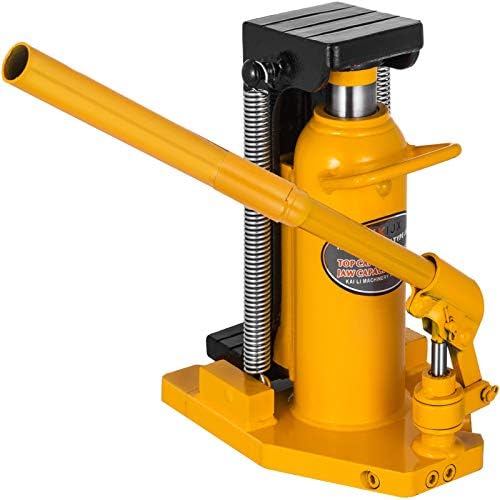 Mophorn Toe Jack Lift Hydraulic Machine Toe Jack Lift Air Hydraulic Toe Jack Proprietary Heat-Treated Steel (5-10Ton Yellow)