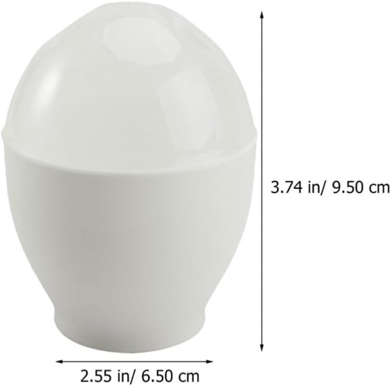 4pcs Microwavable Egg Maker Cup PP Microwave Safe Breakfast Prep