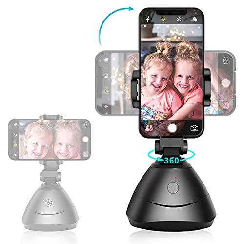 Fotoconic Face Tracking Phone Holder 360° Rotation Stand for iPhone Android Smartphone Selfie Video Call Live Streming
