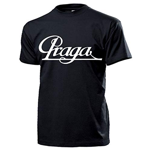 T-shirt Praga Oldtimer voiture Noir XXXXXL vêtement vintage
