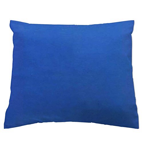 SheetWorld - Baby Pillow Case - Percale Pillow Case - Deep Solids - Royal Blue - Made In USA