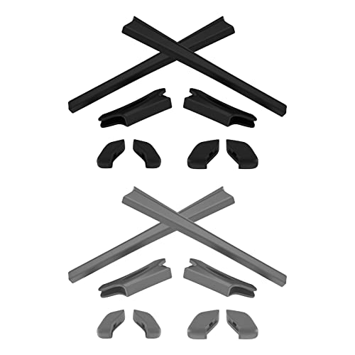 Image of 2 Pair Rubber Kits Earsocks and Nosepieces for Oakley Flak Jacket /Flak Jacket XLJ Sunglass