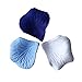 Produktbild FUJIE 1500 Stück Rosenblüten Seide Rosenblätter Kunstblumen Konfetti für Romantische Atmosphäre und Hochzeit, Valentinstag, Party Dekoration, Blau