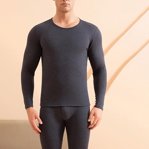 Xiaojmake Mens Long Johns Thermal Underwear Fleece Lined Base Layer Set for Cold Weather Winter Ski Thermals Top & Bottom Set3