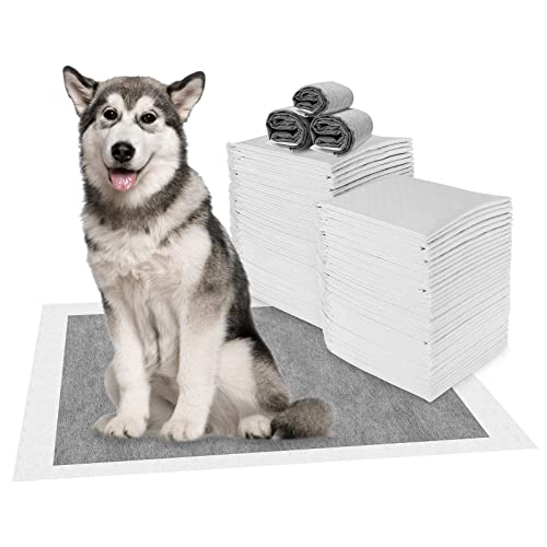 Carbón Empapadores Perros Paquete de 40, Prueba de Fugas Empapadores, Superabsorbente Desechable Empapadores de Perros, Empapadores para Perros para Inodoro, Entrenamiento - 60 x 60 cm Cover