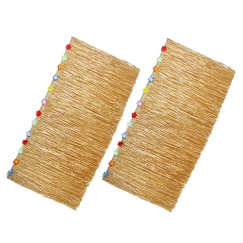 SOIMISS 2 Piezas De Decoraciones para Fiesta Hula Faldas para Fiesta Hawaiana Recuerdos para Fiesta En La Playa Artículos Elegantes para Fiesta Hawaiana Decoración Temática De Verano