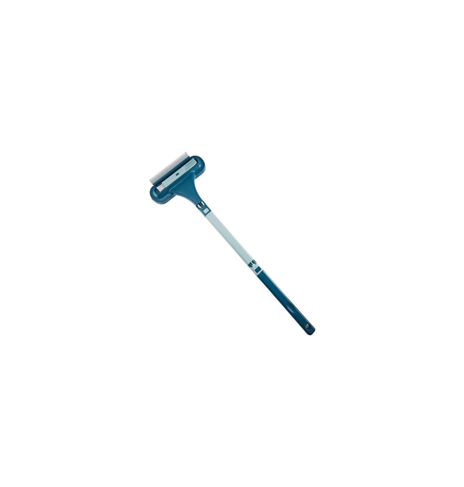 FGJsfhrDTU Blue 63x20cm Extendable Shower Window Glass Squeegee Brush