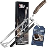 SYOKAMI 2025 Upgrade Bread Knife for Homemade Bread, World's 1st Real Bow-Design Sourdough Bread Slicer, Razor-Sharp Cutter for Crusty Sourdough & Baguette, 4 Thickness Scale Marks, Ideal for Gift