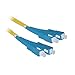 LC/SC 4-Meters Single Mode Duplex Fiber Optic Cable 9/125, (CNE72753)