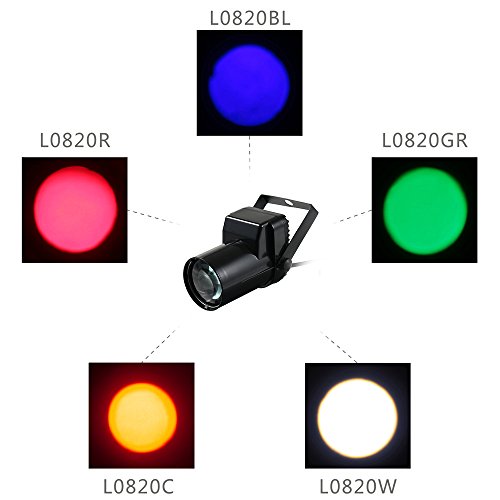 Docooler Mini Luce della Fase AC 90-240V 3W LED