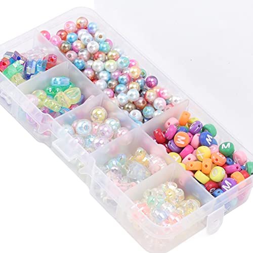 Kit de miçangas, material de resina educativo interessante, kit de fabricação de joias, miçangas par