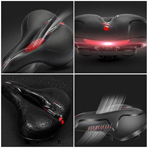 VALICLUD Confortável Assento Da Bicicleta de Exercício Bicicleta Assento Da Bicicleta Capa de Almofa