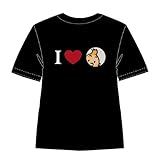  Les Aventures de Tintin - T-Shirt Noir - I Love Tintin - Taille M