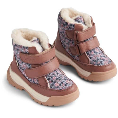 Wheat Unisex vintersko Millas Tex vattentät andas varm och fodrad, Vinterblommor, 32 EU