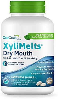 Oracoat XyliMelts for Dry Mouth Night Time or Day - Moisturizing ...