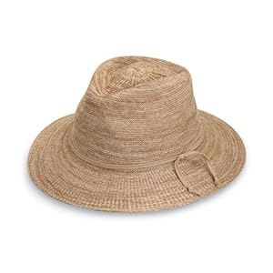 Wallaroo Hat Company Women’s Victoria Fedora – UPF 50+ UV Protection, Wide Brim, Medium Size, Packable & Adjustable Sun Hat