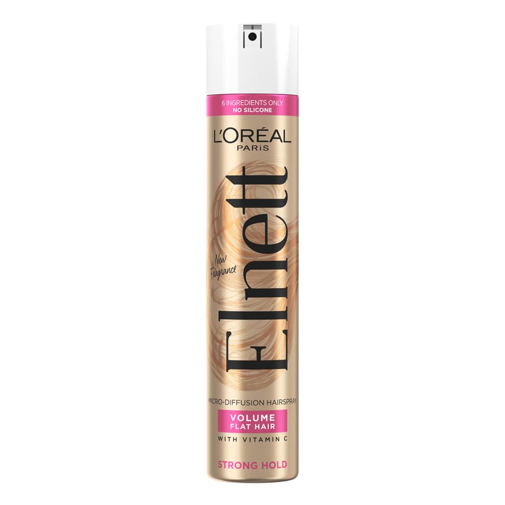 L'Oréal Paris Elnett Hairspray, Volume Strong Hold for Flat Hair 400ml