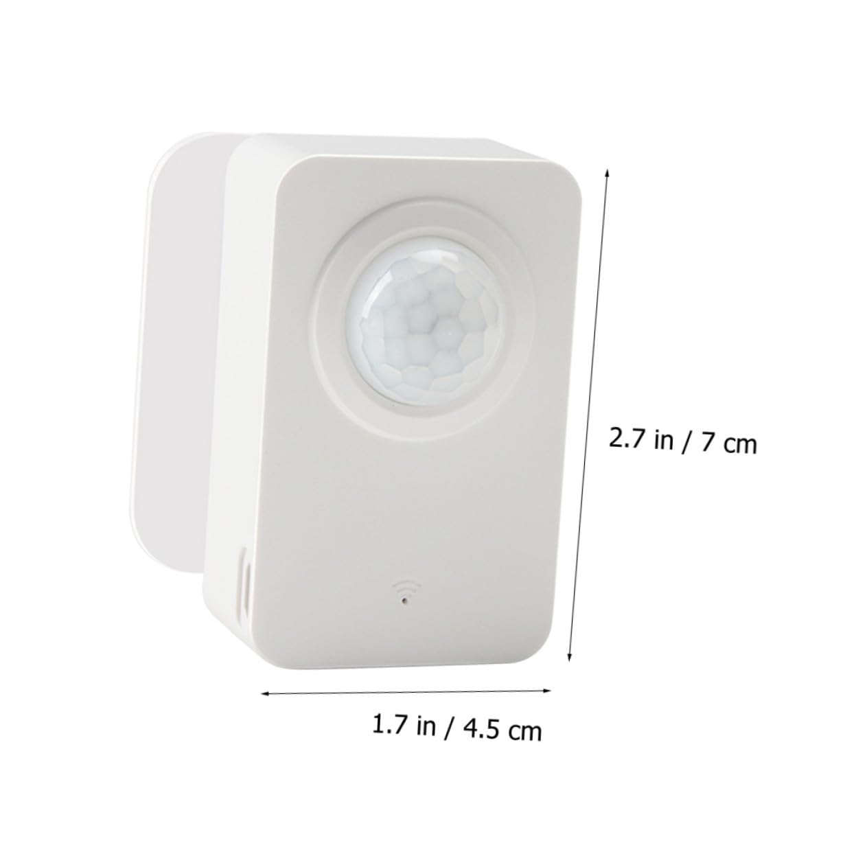 Intelligenter Pir Bewegungsmelder für WLAN, Kabellos, Weiß, Abs | Pir Sensor, Bewegungserkennung, Fernüberwachung, ohne Verdrahtung, zum Aufkleben, für Tür und Küche