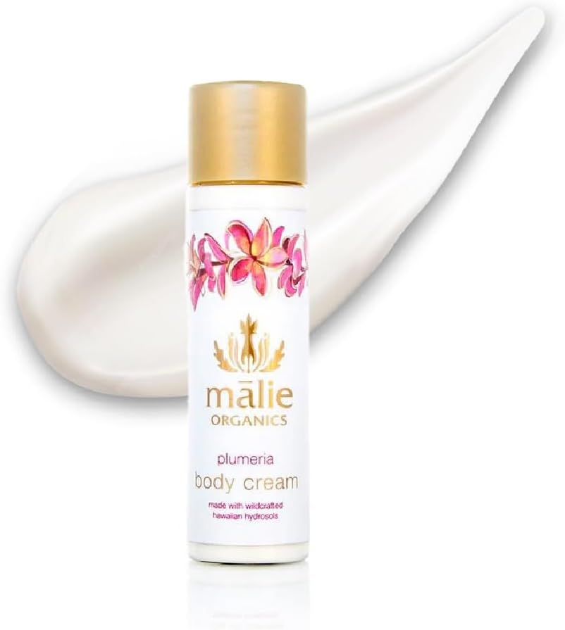 Malie Organics Travel Plumeria Body Cream 2.5 fl oz (74 ml)