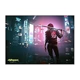 Displate - Poster in metallo - Wall Art - Cyberpunk 2077 - Ultimate Edition V Ultimate Edition - Taglia M - 32 x 45 cm Matt