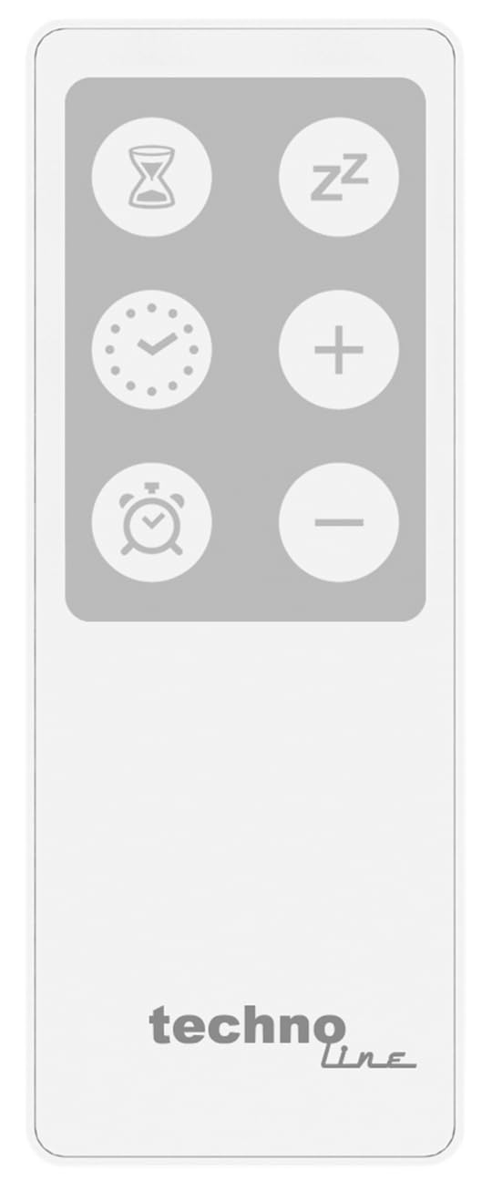 Technoline WS8026 - Reloj Digital inalámbrico con Mando a Distancia, 22,3 x 14,8 cm, con indicador de Temperatura, Temporizador hasta 240 Minutos