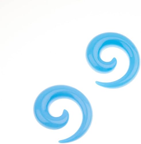 Miniatura 5 de Kit de estiramiento de oídos, 84 unidades, medidores cónicos en espiral, túneles de corazón, juegos de expansores acrílicos 14G-00G, joyería de