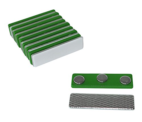 Kaptin - Lote de 10 imanes magnéticos para identificación, con imanes de neodimio