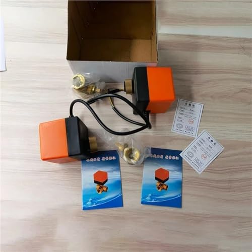 Válvula de bola motorizada DN20 de 2 vías y 220V con actuador de 3 cables 7