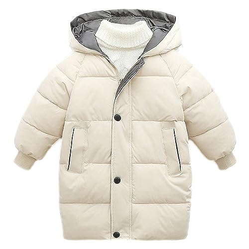 Manteau chaud en duvet coton pour garçon et fille avec deux poches d'hiver