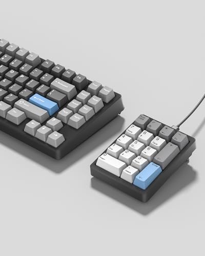 image for Kisnt Mechanical Number Pad,Hot Swappable Numpad Wired USB 17 Keys Key