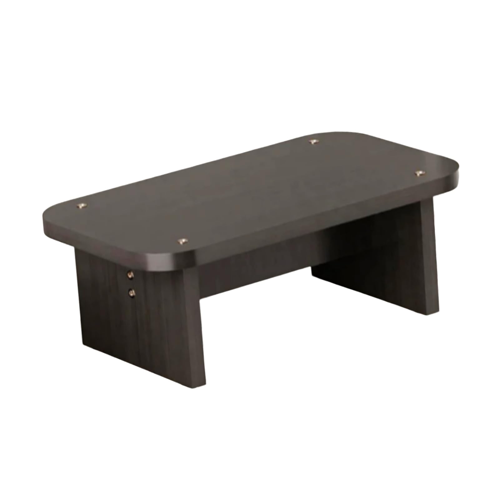 Fußstütze For Unter Dem Schreibtisch Bei Der Arbeit, Stuhlfußstütze | Bürotisch-Unterfußstufe, Massivholzrahmen, Tragfähigkeit 150 kg, for Bürostuhl Gaming Home(Black,40x30x13cm)