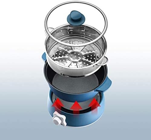 Olla Eléctrica Multifunción 3.5L 1200W con Tapa de Acero Inoxidable miniatura 8