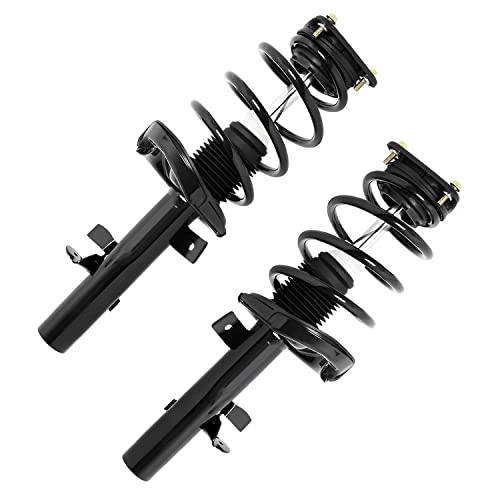 Image of Detroit Axle - Front Suspension Kit for Ford 2013-2018 Focus [S SE Titanium] Struts & Coil Spring Sway Bar Links Tie Rods Lower Ball Joints Boots Replacement Quick Install Ready Struts Shocks Assembly