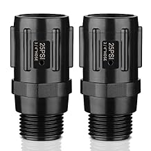 Pressure Regulator 25 PSI, 3/4" FHT 3/4" MHT, Pressure Reducer Low Flow Valve ideal for Drip Irrigation System 2-Pack