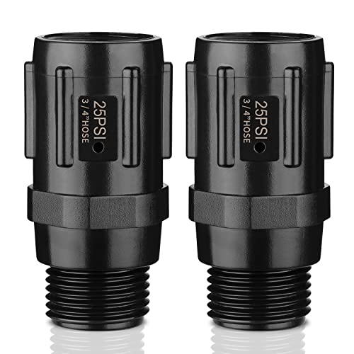 Pressure Regulator 25 PSI, 3/4" FHT × 3/4" MHT, Pressure Reducer Low Flow Valve ideal for Drip Irrigation System (2-Pack) by moistenland - Used condition - US$8.23