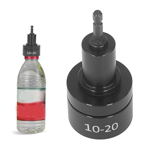 Easier Capping with Rubber Pad, Metal and Rubber Electric Capping Machine Bit for 10-20mm Bottle Covers, Simple to Install