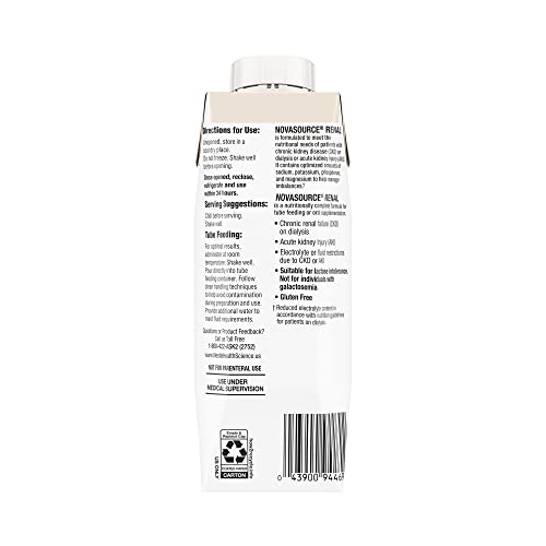 Image of Nestle Novasource Renal Nutritionally Complete Formula Cafe Mocha Flavor 8 oz Carton, 12 Count
