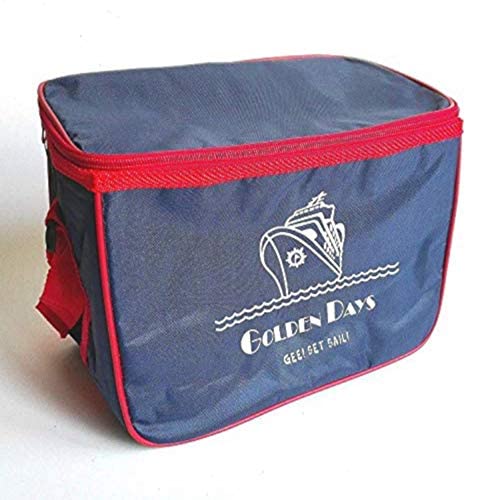 EUROXANTY Nevera isotérmica portátil | Ligera | Plegable | Aislante | Impermeable | Nevera Golden Days | 21 x 12 x 12 cm
