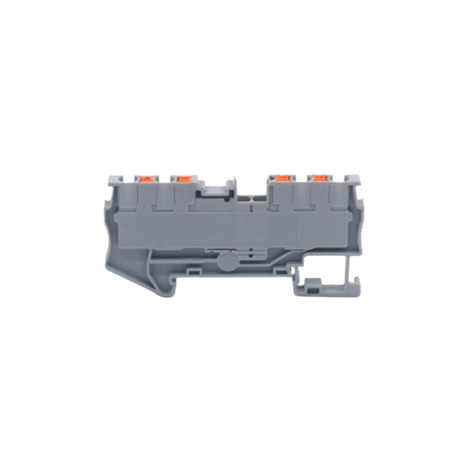 100pcs PT2.5-QU Push-in Spring 4 Conductor Strip PT 2.5 Quattro Wire Connector DIN Rail Terminal Blocks