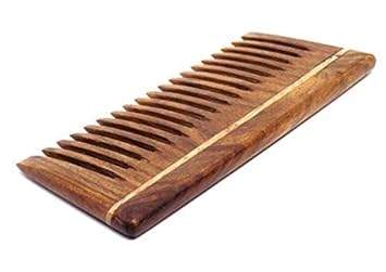 KYNA Organic Pure Neem Wooden Comb for Kids and Adults, Pack of 1