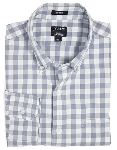 J.Crew Mercantile Men's Classic Fit Long Sleeve Flex Casual Shirt