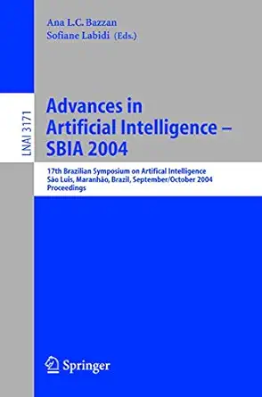 Advances in Artificial Intelligence - SBIA 2004-finelybook