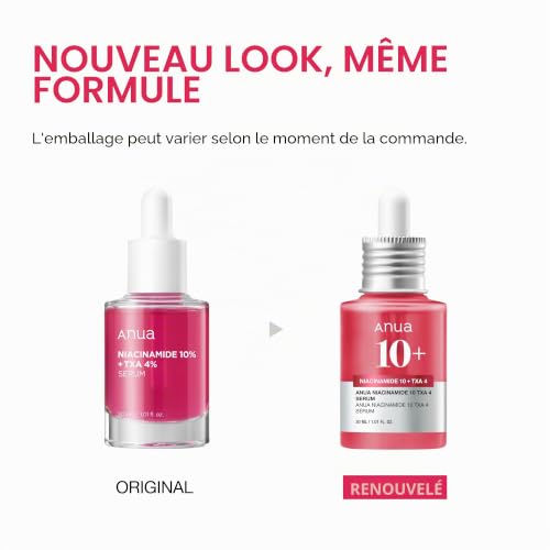 Anua Niacinamide 10% TXA 4 Sérum Éclat – Sérum Visage Hydratant & Anti-Imperfections, Peau Sensible, Skincare Coréenne, 30ml (30ml) – vue 3