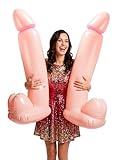 2pcs Bachelorette Party Balloons, Bridal Shower Decoration Kit, Inflatable Willy Balloon Bachelorette Party Kit, Inflatable Pennis Balloon, Bride Party Decorations