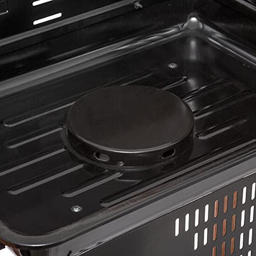 Barbecue Charbon de Bois XXL - Noir - 117 cm - Mes Grillades Barbecue Charbon de Bois XXL - Noir - 117 cm