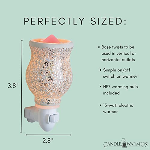 Candle Warmers Etc Pluggable Fragrance Warmer- Decorative Plug-In For Warming Scented Candle Wax Melts And Tarts Or Fragrance Oils, Reflection #TOP3